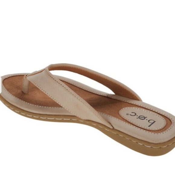 B.O.C. Zita Women's Flip-Flop Thong Toe Post Sandal's Cream Size 10 , 11 New NIB - Picture 6 of 7